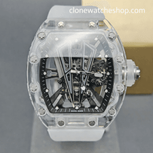 Richard Mille RM 027 – 03 Full Transparent Tourbillon White Strap