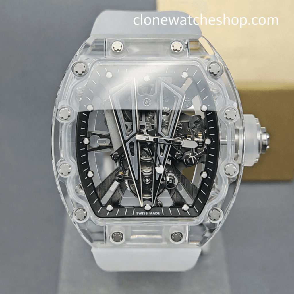 Richard Mille RM 027 – 03 Full Transparent Tourbillon White Strap