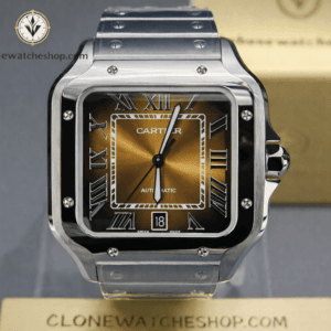 Cartier Santos Series Gradient Brown Dial 39.8MM WSSA0064