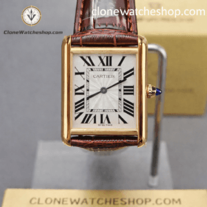 Cartier Tank Quartz Movement Silver White Dial 33.7 x 25.5MM WGTA0011