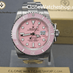 Modified DiW Rolex Submariner Pink Dial 3235 Movement
