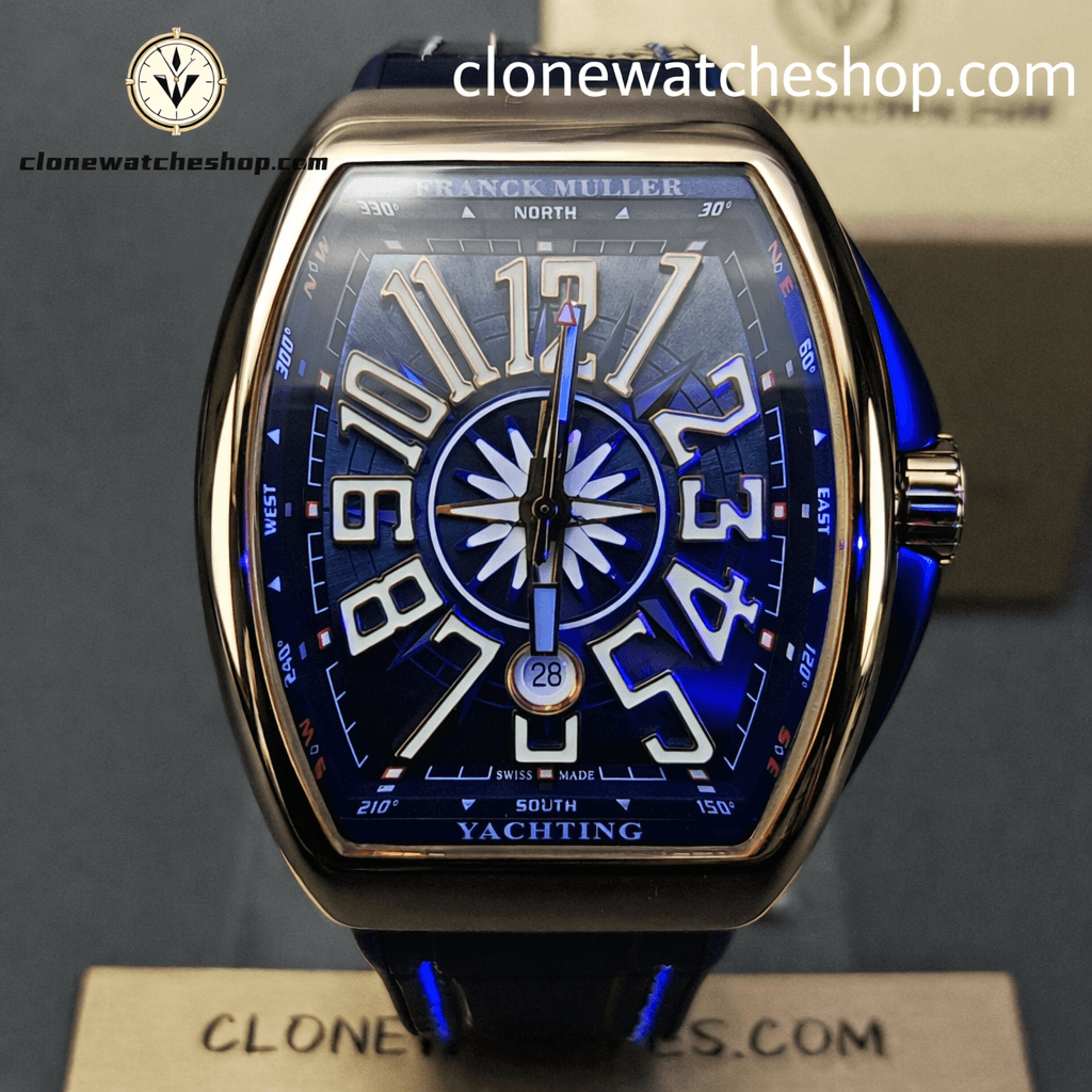 Franck Muller V45 Blue Dial Yachting
